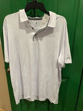 Men’s White Performance Polo